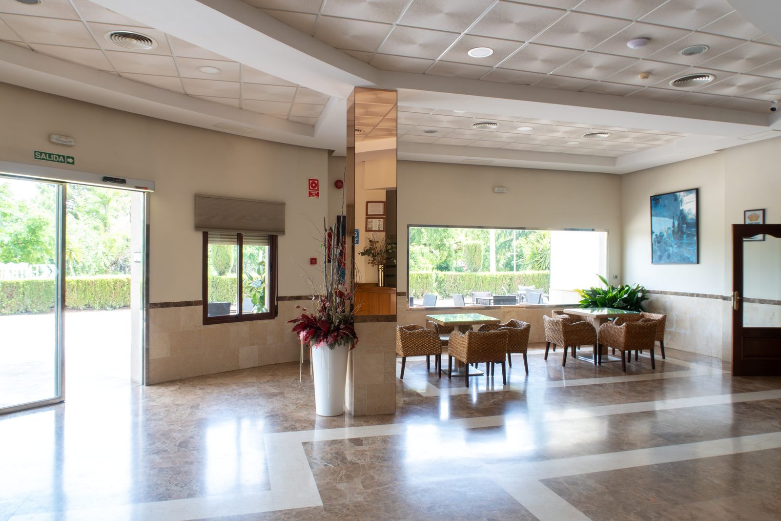 Recepción del hotel