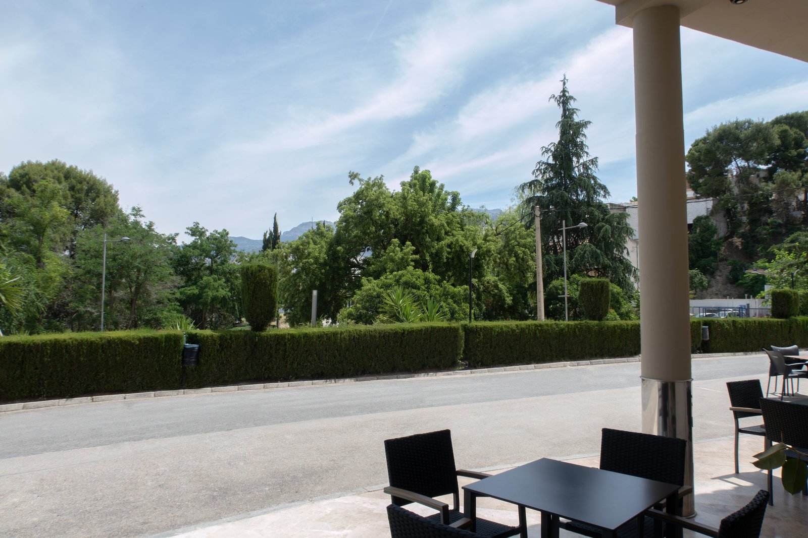 Terraza del hotel